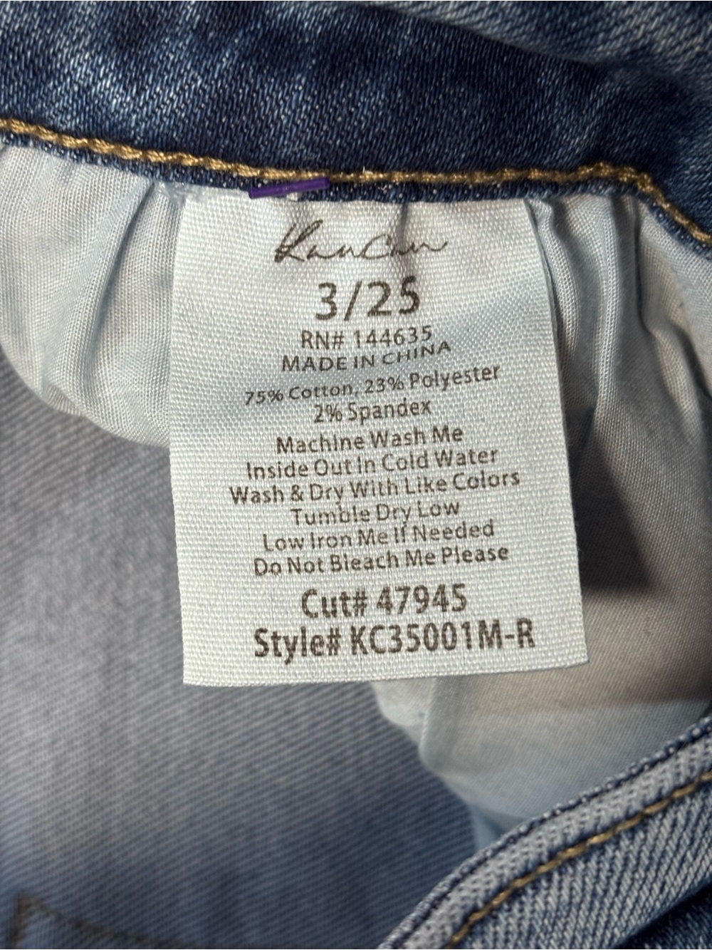 NWT KanCan High Rise Bootcut Stretch Jeans Blue 3/25 - Picture 9 of 12